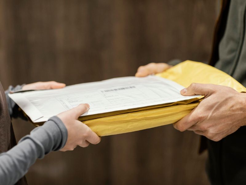 ارسال مدارک به خارج از کشور